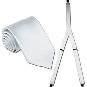 Kšandy Kšandy a kravata bílá souprava Assante 502, Velikost Uni