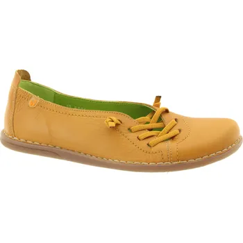 Dámské baleríny JUNGLA Dámské kožené žluté baleríny 5906-SOL-245 Velikost 37