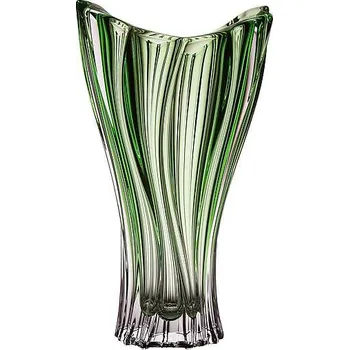 Váza Aurum Crystal váza Plantica green 320 mm