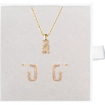 Souprava šperků franco bene Pozlacený set s přívěskem medvídka | 2246