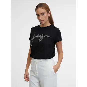 Dámské oblečení Orsay Černé dámské tričko - Dámské Orsay černá 2727247