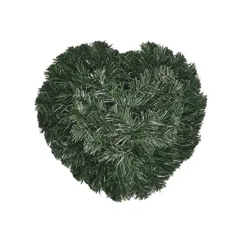 Vazba SRDCE hřbitovní k aranžování umělá 45x45cm