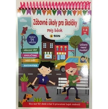Bystrá hlava Zábavné úkoly pro školáky 7-8 let - Můj blok plný úkolů a samolepek