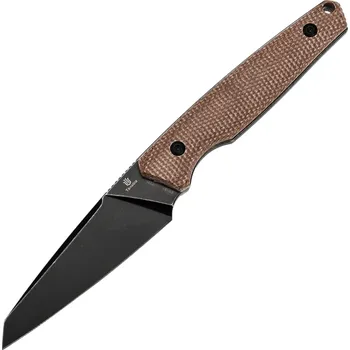 kapesní nůž Tenable Knives Parr Blackwash 14C28N Hnědá Micarta