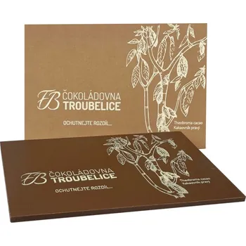 Čokoláda Čokoládovna Troubelice Velká čokoláda KAKAOVNÍK GRAVÍR, 120 g Varianta: mléčná 51%