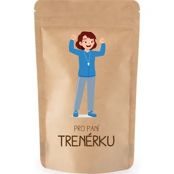 Dárkový potravinový koš Naklíčeno Dárkový sáček pro paní trenérku Složení sáčku: Doušek štěstí