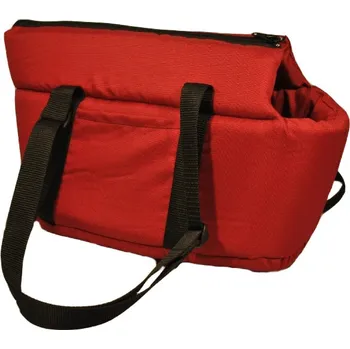 Taška pro psa a kočku Magnum Taška Praktik s podšívkou červená 30cm
