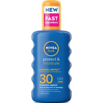 Přípravek na opalování NIVEA SUN Protect & Hydrate Sprej SPF30, 200ml