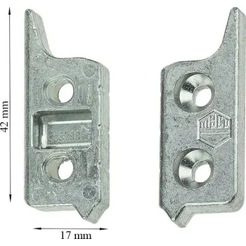 Příslušenství k oknu MACO protikus polohovací pojistky Směr: pravý