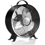 Tristar VE-5966 Stolní ventilátor v černém retro designu , Ø 25 cm