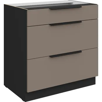 Nábytek Stolarz-Lempert Kuchyňská skříňka Aria TA-BL - dolní 80 D 3S šuplíková PREMIUM BOX