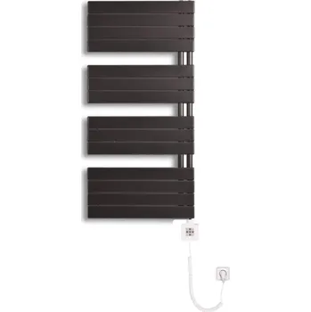 Thermal Trend DHR-EX 600 x 1222 elektrický topný žebřík, 600W DHR-EX 600/1222-600W antracit/černá Barva: Antracit, Varianta: Pravá, Termostat topné tyče: KTX2