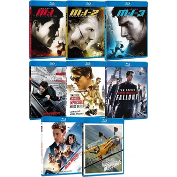 Blu-ray film Mission: Impossible 1-8 kolekce - Blu-ray 8BD jednotlivé krabičky