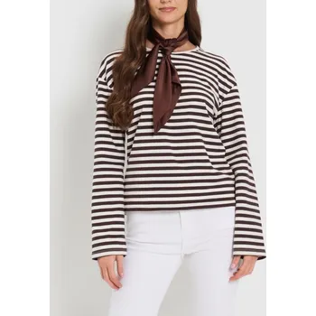 Dámské tričko Sinsay - Základní bavlněná tričko s dlouhými rukávy - vícebarevná - 540HC-MC2 - 540HC-MC2-XXS