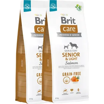 Krmivo pro psa Brit Care Dog - Grain-free Senior&Light - 2x12kg