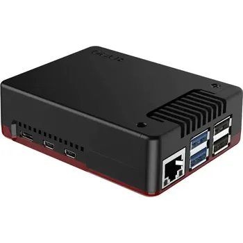 Elektronická stavebnice Argon NEO 5 BRED Case s chaldičem pro Raspberry Pi 5 AR-NEO5-BRED