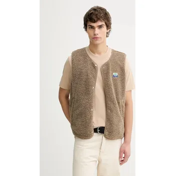 Pánská vesta Vesta American Vintage MHOK16A hnědá 84X, vel. XL