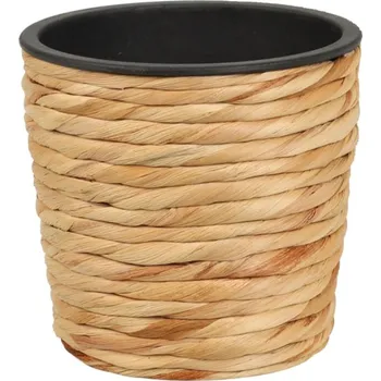 Květináč obal květ.d16x14cm, HS Collection, mořská tráva/plast Rychlá expedice, doprava zdarma od 999,-