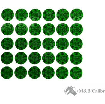 Štítky pro označení doby kalibrace, průměr 12 mm, 30 ks - od 2026