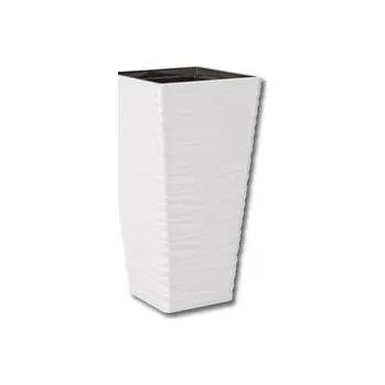 Obal na květináč Obal na květník SAHARA SLIM plastový matný 39x39x75cm (cs)