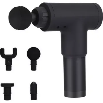 Masážní přístroj Masážní pistole Relax & Beauty pro celotělovou masáž - dobíjecí - Masážní pistole - černá