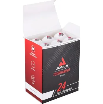 Pingpongový míček Joola Míčky na stolní tenis TOURNAMENT*** 40+ - 24 KS bílá