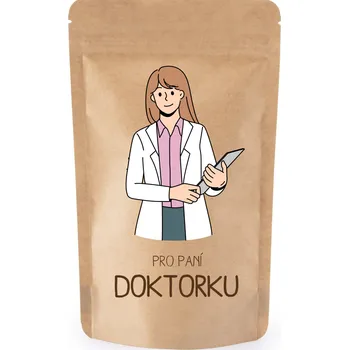 Dárkový potravinový koš Naklíčeno Dárkový sáček pro paní doktorku Složení sáčku: Duše v peří čaj