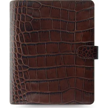 Diář Filofax Filofax Classic Croc - A5 / kaštanová 610547