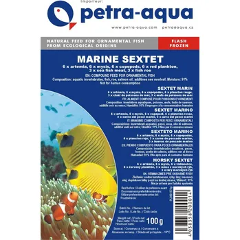 Návnadová surovina Sextet Marin Frozen Blister - mražený mořský mix 6x 100 g