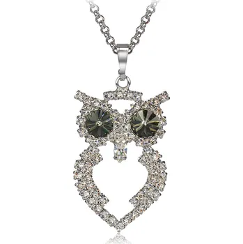 Náhrdelník Swarovski-Crystals Štrasový náhrdelník Swarovski - Sova