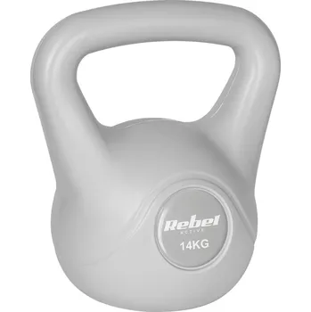 Rebel RBA-2322 Kettlebell Active 14 kg, šedý