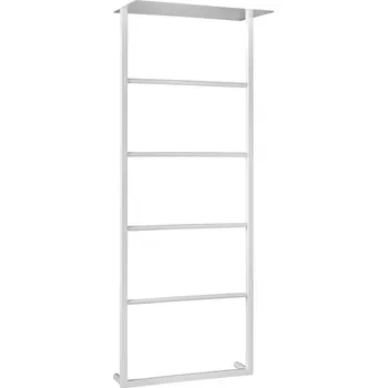 Držák na ručník SAPHO SKA nástěnný sušák ručníků s policí 454x1184x252mm, bílá mat (SKA711)