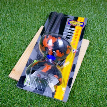 Jojo Ložiskové JESTER diabolo a vodící hůlky na žonglování Barva: Červeno-černá