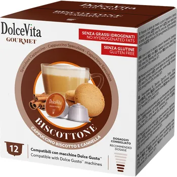 Dolce Vita Italfoods Dolce Vita Biscottone do Dolce Gusto 12 kapslí