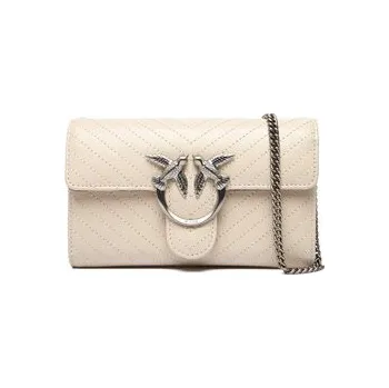 Kabelka PINKO Love One Wallet Light AI 25-26 PLTT 105344 A2JC Écru OS