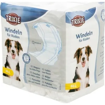 toaleta pro psa Trixie Papírové pleny pro psy 12 ks/bal Velikost: M-L: obvod pasu: 46-60 cm