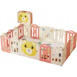 Dětská ohrádka 185 x 185 x 62 cm růžová