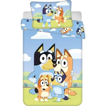 Povlečení Jerry Fabrics Povlečení do postýlky Bluey 004 baby 100x135, 40x60 cm