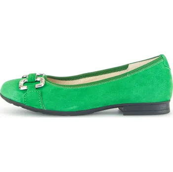 Dámská obuv GABOR Dámské kožené zelené balerínky 42.462.34-245 Velikost 38,5
