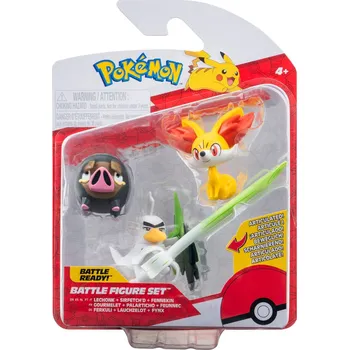 Pokémon sada figurek - Battle 3Pack (Fennekin, Lechonk, Sirfetch'd) 5 cm