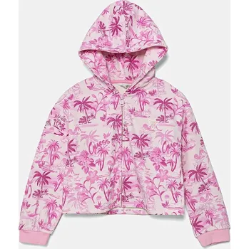 Chlapecká mikina Dětská bavlněná mikina Guess J5GQ04.KA6R4.PPYA růžová 43X, vel. 167