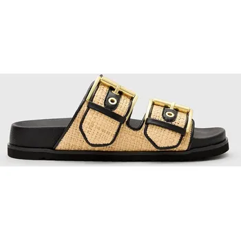 Dámské pantofle Pantofle AllSaints Sian Raffia Sandal W091FC béžová 02X, EUR 37