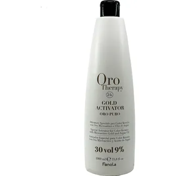 Barva na vlasy Fanola Oro Therapy Gold Activator Oro Puro 1000 ml