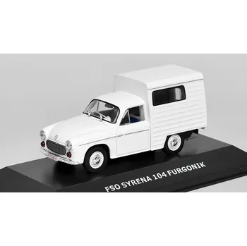 autíčko FSO Syrena 104 1:43 - DeAgostini Legendás Autói časopis s modelem FSO Syrena 104 Furgonik - kovový model