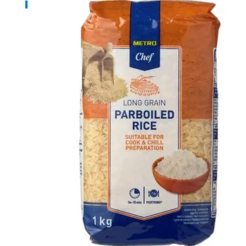Příloha METRO Chef Parboiled Rýže dlouhozrnná 1 kg Datum expirace 10.07.25