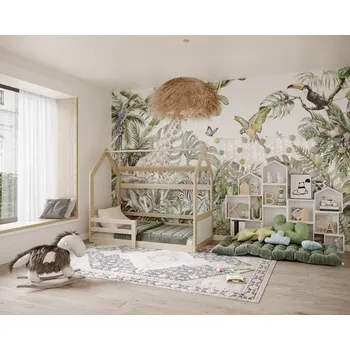 Dětská postel Dětská postel ve tvaru domečku Miki 80x160 cm + rošt ZDARMA