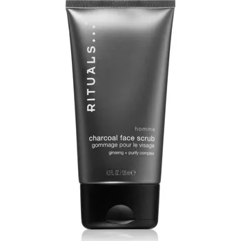 Přípravek na čištění pleti a oči Rituals Homme čistící peeling na obličej pro muže 125 ml