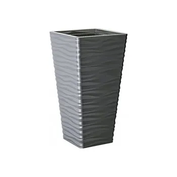 Obal na květináč Obal na květník SAHARA SLIM plastový matný 29x29x56cm (cs)