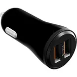 Autonabíječka 2xUSB - 5V 2.1A (Černá)