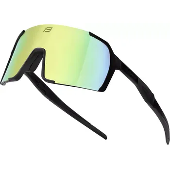 FORCE Brýle Force Glare, černé, žluté zrcadlové sklo